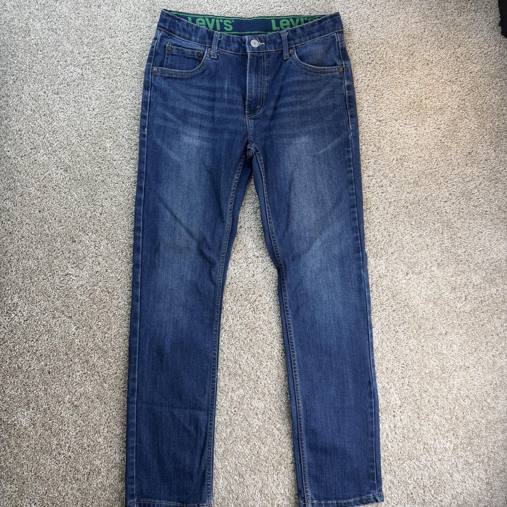 Levi's 511 Slim Jeans Kids 16 Regular 28x30 Blue Stretch Tapered Denim Casual
